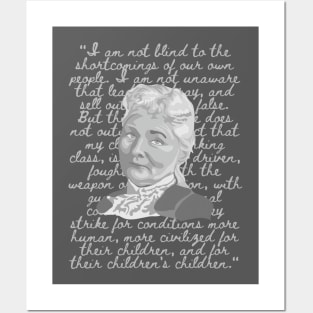 Mother Jones Portrait and Quote Posters and Art